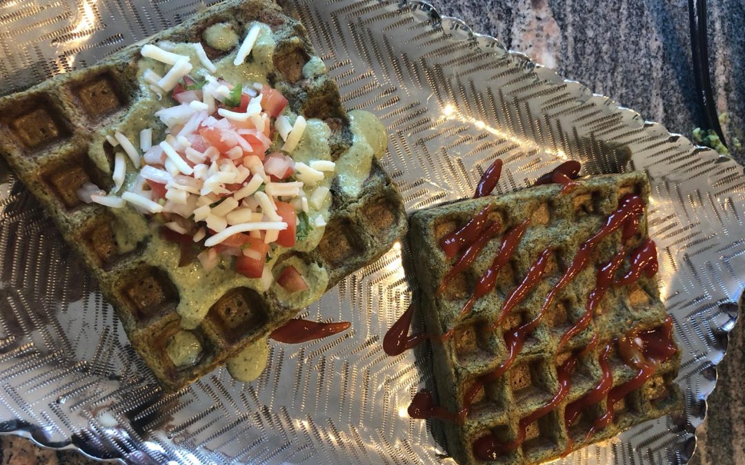 Lentil Waffles by Rupal and Rhea Kothari